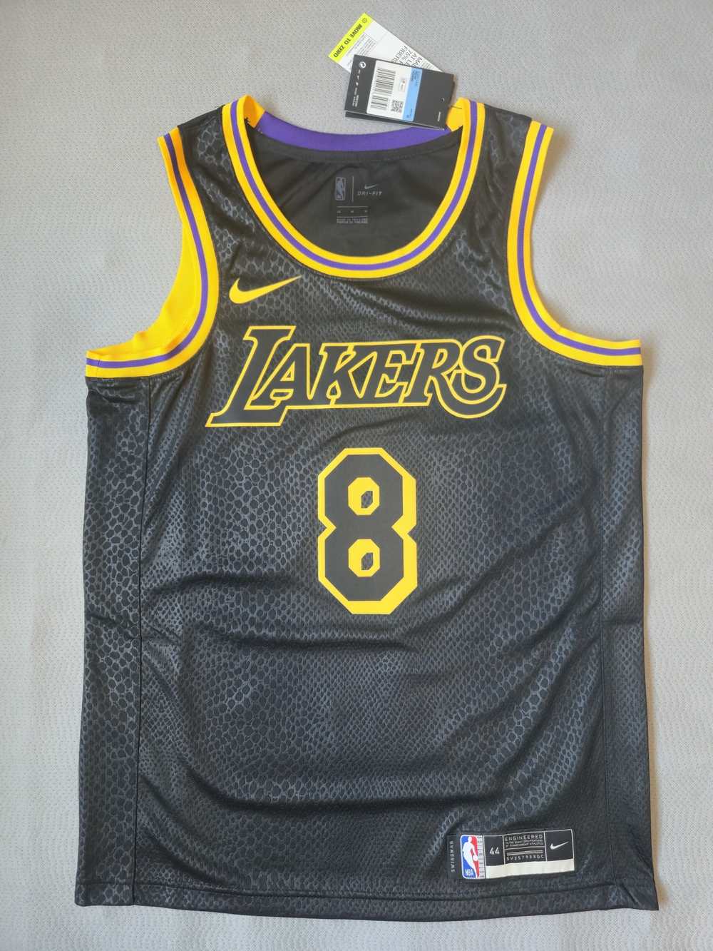 Nike Kobe Bryant Los Angeles Lakers "Black Mamba" Edition Swingman Jersey - Med